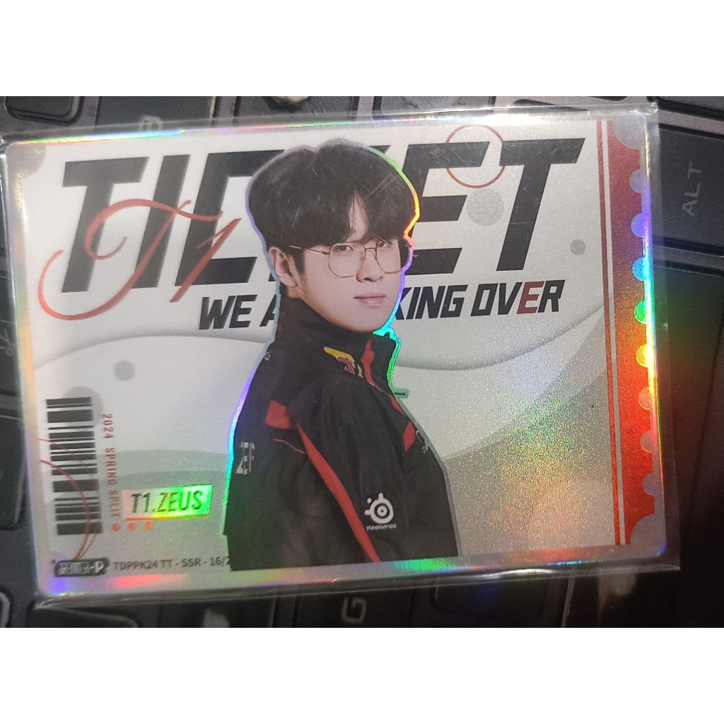 Zeus hle ( t1) buffun ver 1 ssr super super rare siêu hiếm ticket hologram lấp lánh đẹp tuyệt vời tu