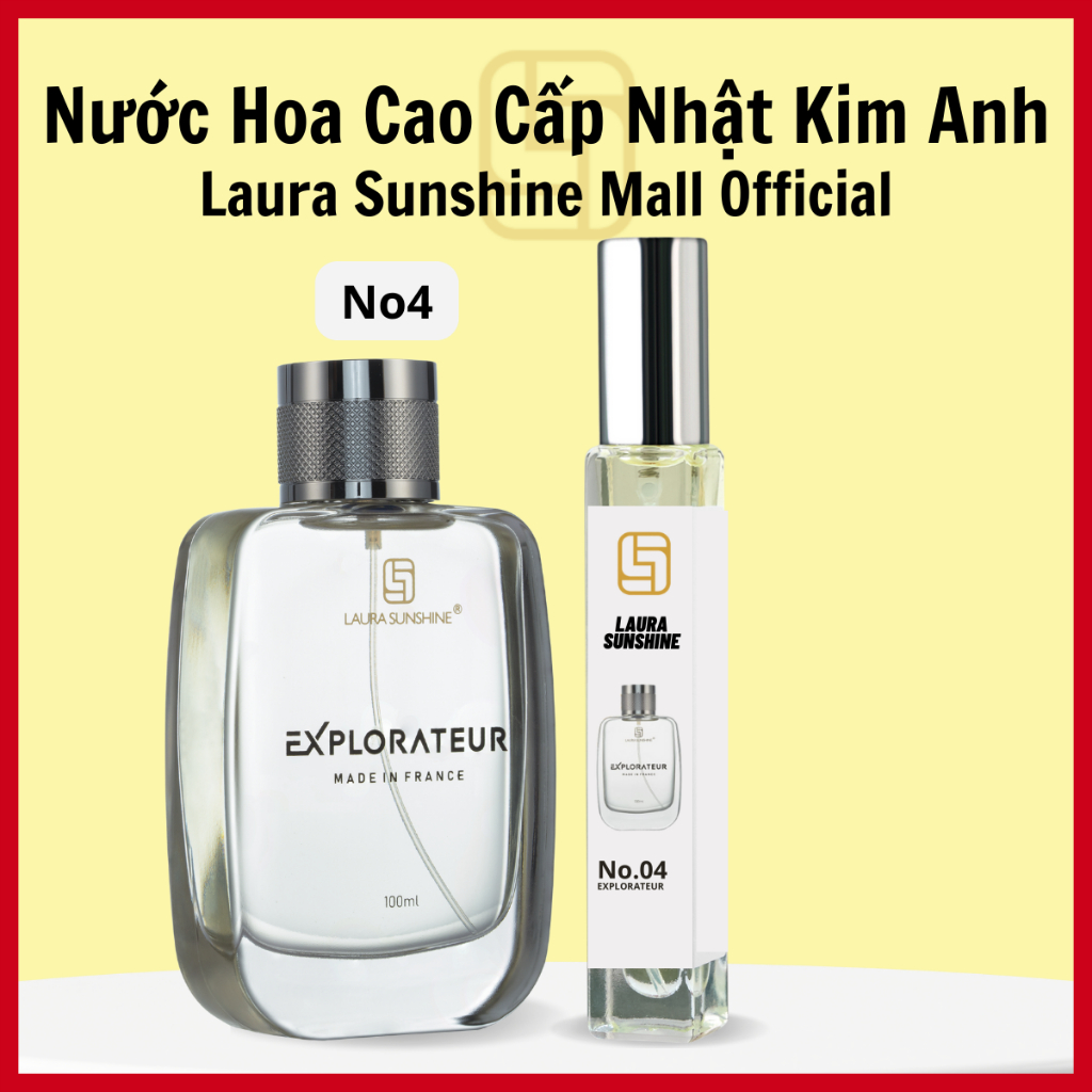 [No4] Nước Hoa Nhật Kim Anh | Nước Hoa Laura Paris Chai 10ml