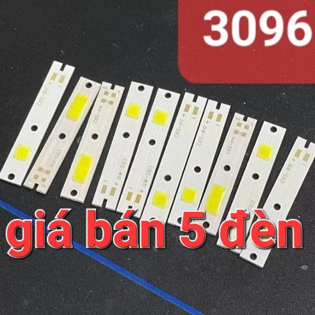 5 đèn LED nhôm cob 8v - 9v siêu sáng