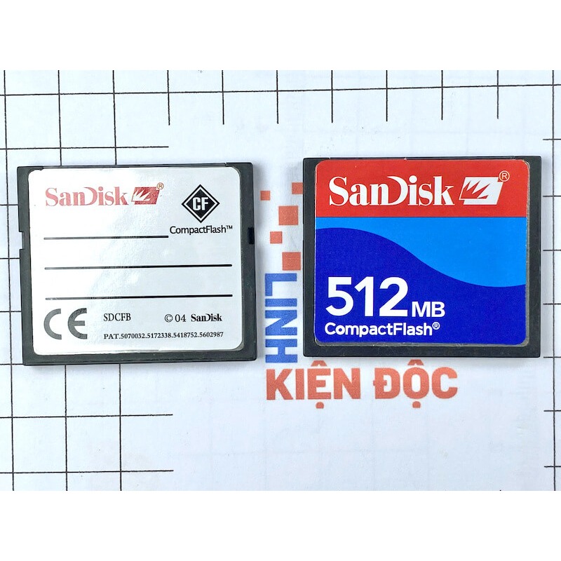 THẺ NHỚ CF CHO MÁY CNC 512MB