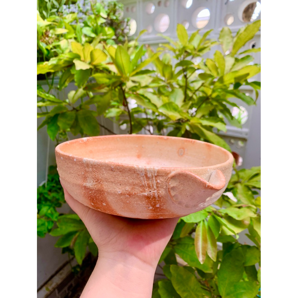 [ Mộc Gốm ] Dĩa / tô Mộc/ Bizen/ Xưa các loại - Gốm sứ Nhật Bản