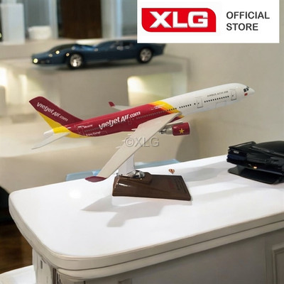 Mô hình máy bay Vietjet Air Airbus A330-200 32 cm tỷ lệ 1:150
