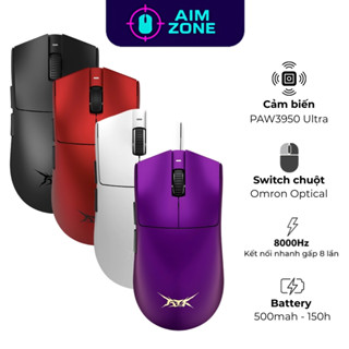 [BH 12 tháng- NEW] Chuột Gaming ATK X1 Ultimate | X1S | X1 SE | X1 (8K) Mode Kết Nối Bluetooth/Wireless/Type-C