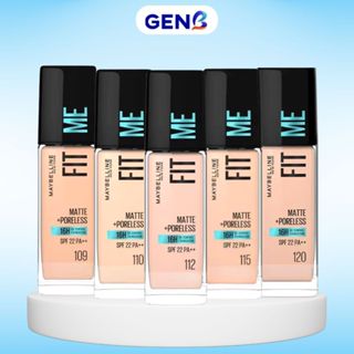 Kem Nền Maybelline Fit Me Lâu Trôi - Kem Nền Fit Me Maybeline Trang Điểm Chống Nắng Cho Da Dầu Mụn Khô Nhạy Cảm Genb