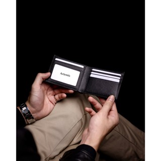 Ví nam Mercury (Ngang/Đứng) - Da Taiga kích thước 11 x 9.5 cm thương hiệu Artemis