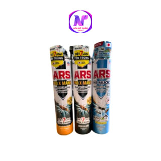 Bình xịt ruồi muỗi kiến gián và các loại côn trùng ARS chai 600ml - đủ loại hương