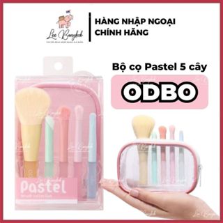 [Nội Địa Thái] Bộ Cọ Trang Điểm Pastel Brush Collection Odbo OD8058 Cọ Đánh Phấn, Má Hồng, Highlight, Che Khuyết Điểm