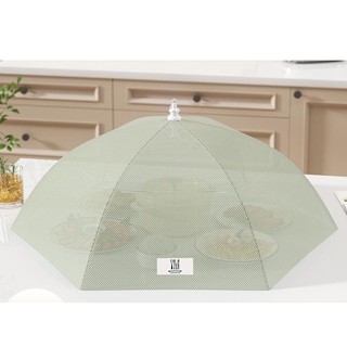 Dụng cụ lồng bàn chụp thức ăn gấp gọn lưới chống côn trùng