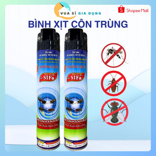  Bình xịt diệt côn trùng chai xịt muỗi xịt gián sifa không mùi 600ml 