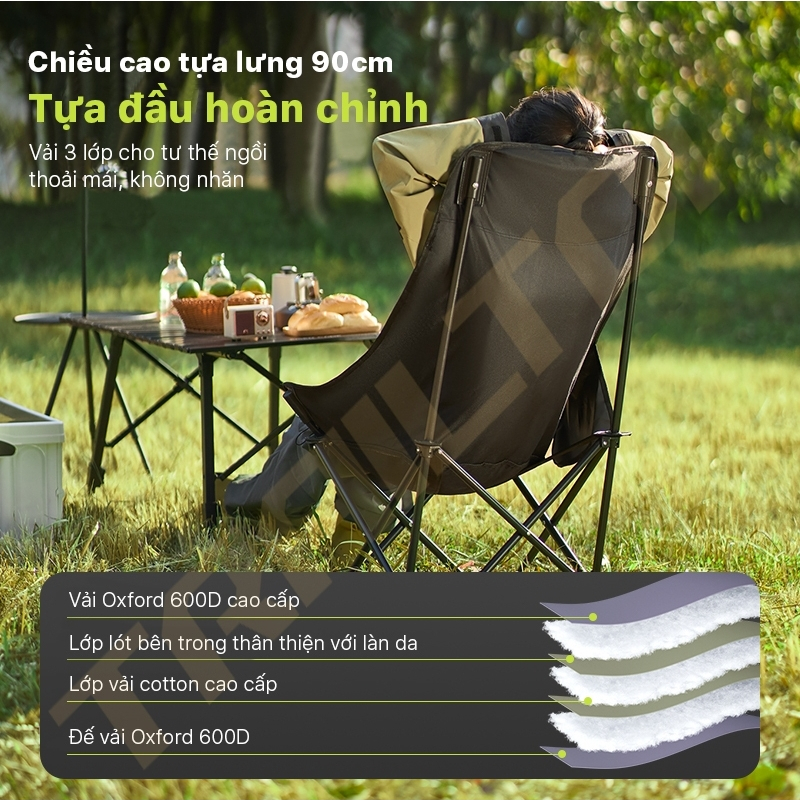 【COD】Trailtop Ghế Gấp Gọn Dã Ngoại Ghế Cắm Trại Ghế Câu Có Thể Gấp Khả Năng Chịu Lực150kg Chống Nước | BigBuy360 - bigbuy360.vn