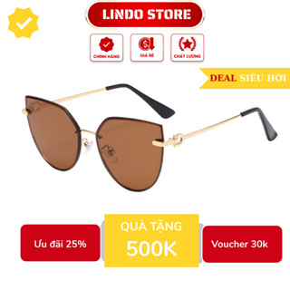 Mắt kính sang chảnh cao cấp râm mát CINLA KI062 đi biển chống lóa chống nắng tặng kèm hộp