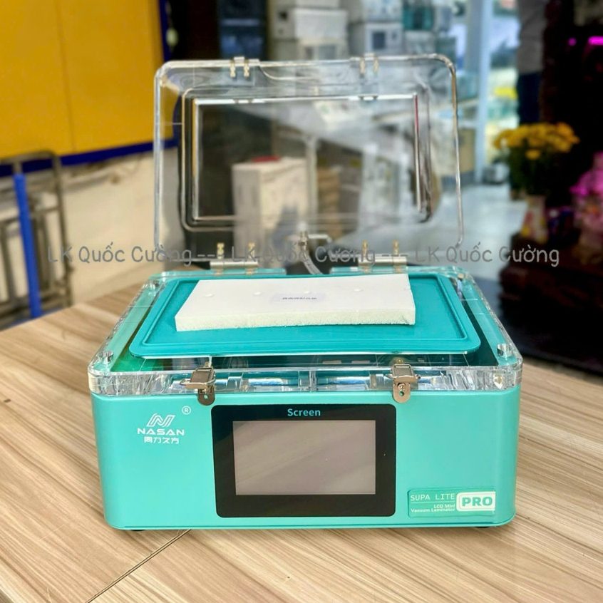 Máy ép kính bóng hơi 7in Tích Hợp Máy Hút Nasan NA-Supa Lite Pro / 2in1