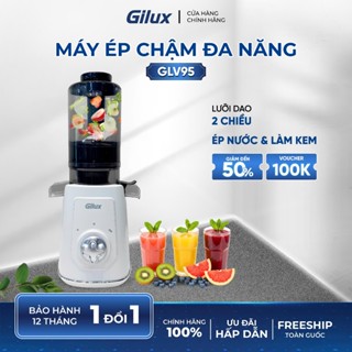 Máy Ép Chậm Gilux GLV95 Máy Làm Kem Máy Ép Hoa Quả Ép Nguyên Quả, Giữ Nguyên Dưỡng Chất