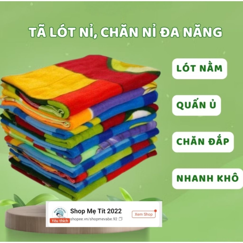 5 Chiếc Tã Lót Nỉ ,Chăn Nỉ Mỏng Đa Năng Cho Bé Sơ Sinh