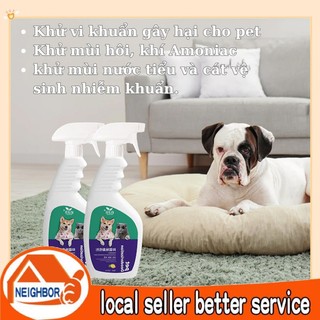  Xịt khử mùi khử khuẩn Dorrikey cho thú cưng xịt chuồng vệ sinh chó mèo  500ml  