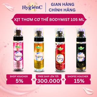 Xịt Thơm Toàn Thân Bodymist Của HygienC Plus 105 ML - Nước Hoa Dành Cho Nam Nữ