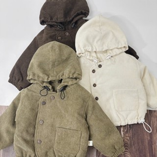 Sét bộ quần áo nhung tăm trần bông dày dặn ấm áp cho bé A25B148