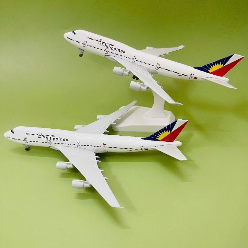 Máy Bay Boeing 747(biểu tượng “Nữ hoàng bầu trời”) hãng hàng không Philippines Airlines Kim Loại đúc