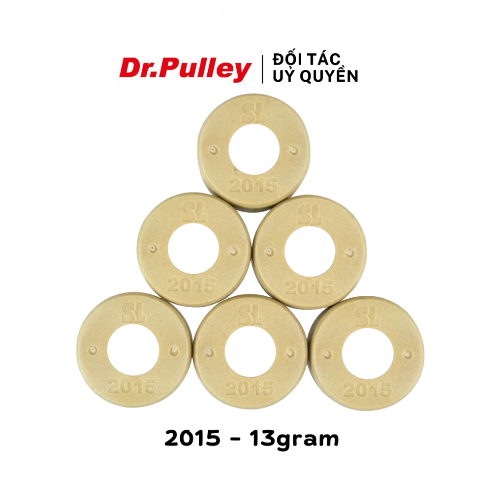 Bi côn hay bi nồi tròn Dr.Pulley mã 2015-13g cho xe Honda SH 125, Dylan 150 (nhập khẩu)