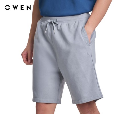 Owen - Quần nỉ Regular Fit SN241448 màu Xám chất liệu CVC Spandex