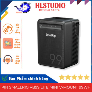 Pin SmallRig VB99 Lite Mini V-Mount 99Wh HL Studio - 6800mAh 65W PD 548g