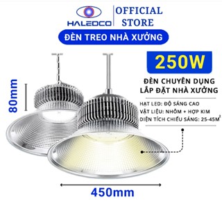 Đèn Led Chiếu Sáng Nhà Xưởng, Đèn Trần Nhà Highbay, Đèn Gara Tiết Kiệm Điện Siêu Sáng 50W 100W 150W 200W - BH Chính Hãng