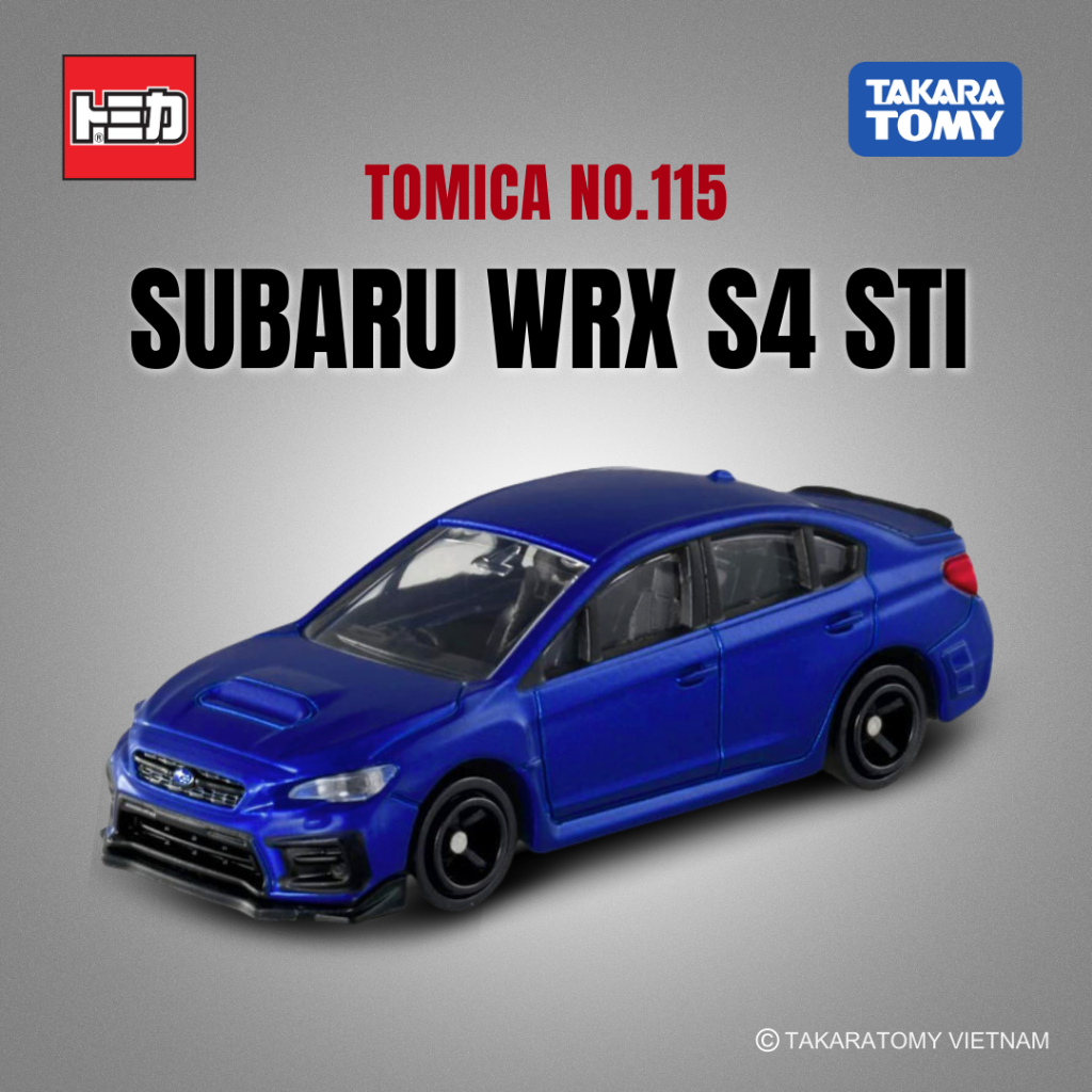 Xe mô hình Tomica No.115 Subaru WRX S4 STI Sport Fullbox Chính Hãng Takara Tomy