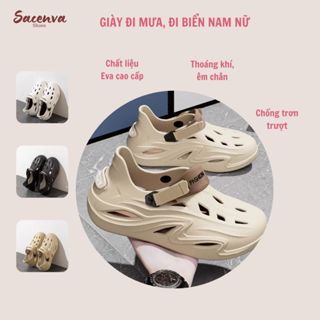 Giày nhựa nam nữ Chất liệu nhựa EVA cao cấp phiên bản thể thao đi mưa đi biển chống trơn trượt GI02