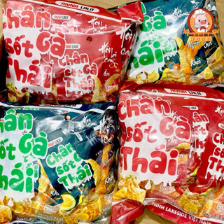  Bịch 20 gói chân gà Anna Lala rút xương sốt thái siêu cay   tặng kèm sốt thái  