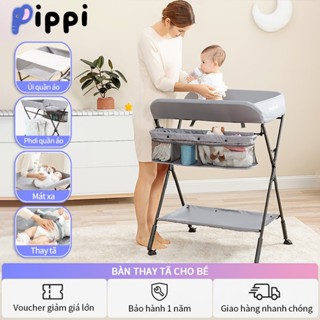  Bàn thay tã cho bé Bàn Chăm Sóc Em Bé Di Động3 mức nâng hạ có thể giặt gấp gọn  Cần tự lắp ráp  
