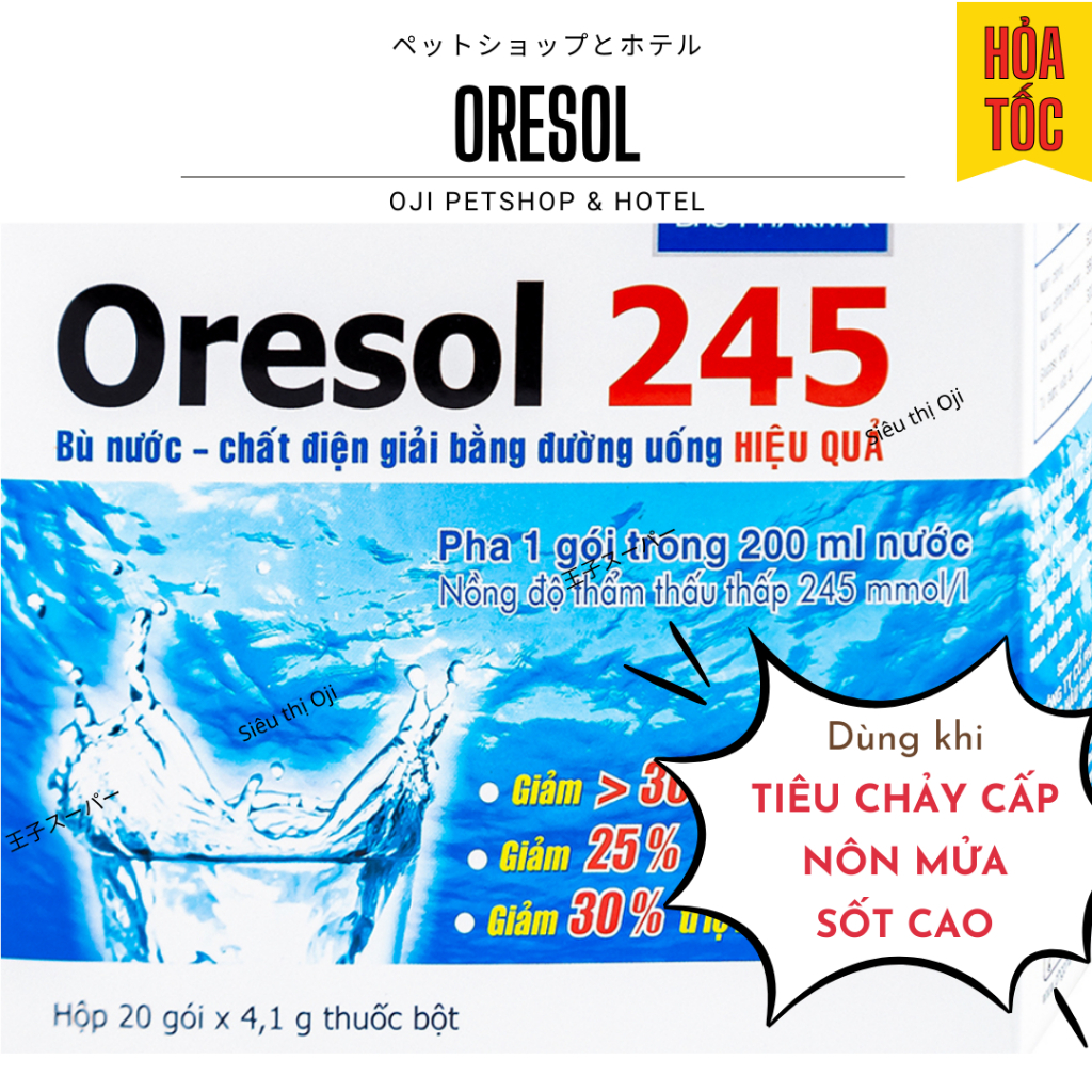 Oresol Bột Bù Nước Và Chất Điện Giải