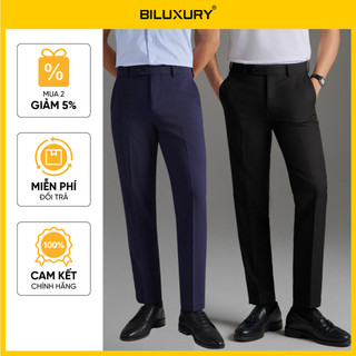   GIÁ CHỈ TỪ 429K  Quần Âu Nam Biluxury 9QAUB531 9QAUB532 9QAUB536 Form Slimfit Chất Vải Mềm Mịn Mỏng Nhẹ 