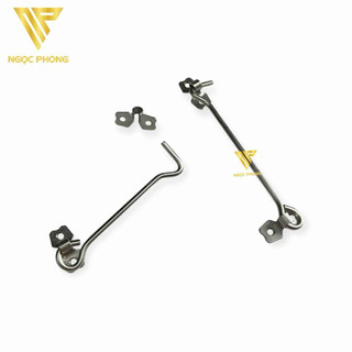 2cái Móc gió cửa  inox 12cm / 16cm /20cm loại đặc biệt cọng dày