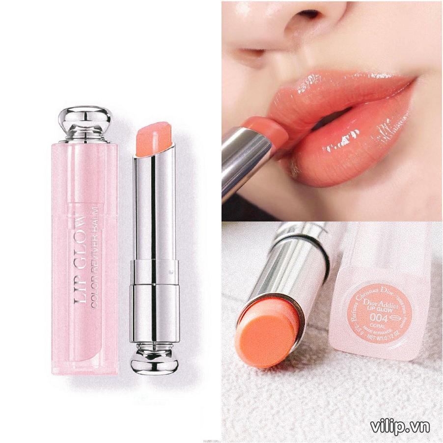 Son dưỡng lip glow 004 màu cam san hô (Coral)