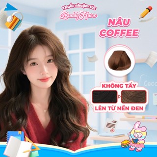 Thuốc nhuộm tóc màu NÂU COFFEE, NÂU CÀ PHÊ, NÂU CAFE, thuốc nhuộm tóc không cần tẩy, kem nhuộm tóc tại nhà Buddyhairs