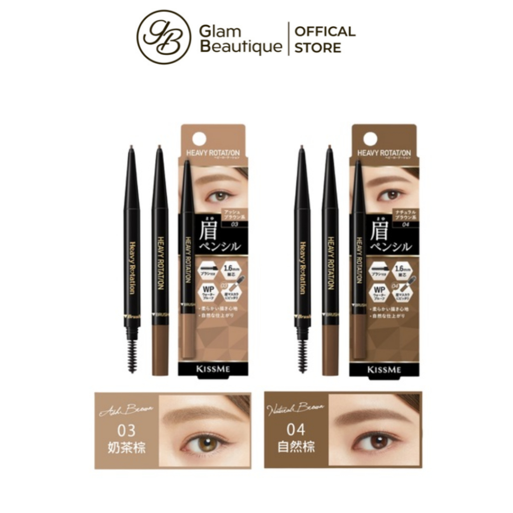 Chì Kẻ Mày Kissme Heavy Rotation Siêu Mịn Không Trôi Glam Beautique