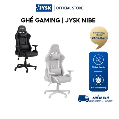 Ghế gaming | JYSK Nibe | polyester | nhiều màu | R70xS70xC126/136cm