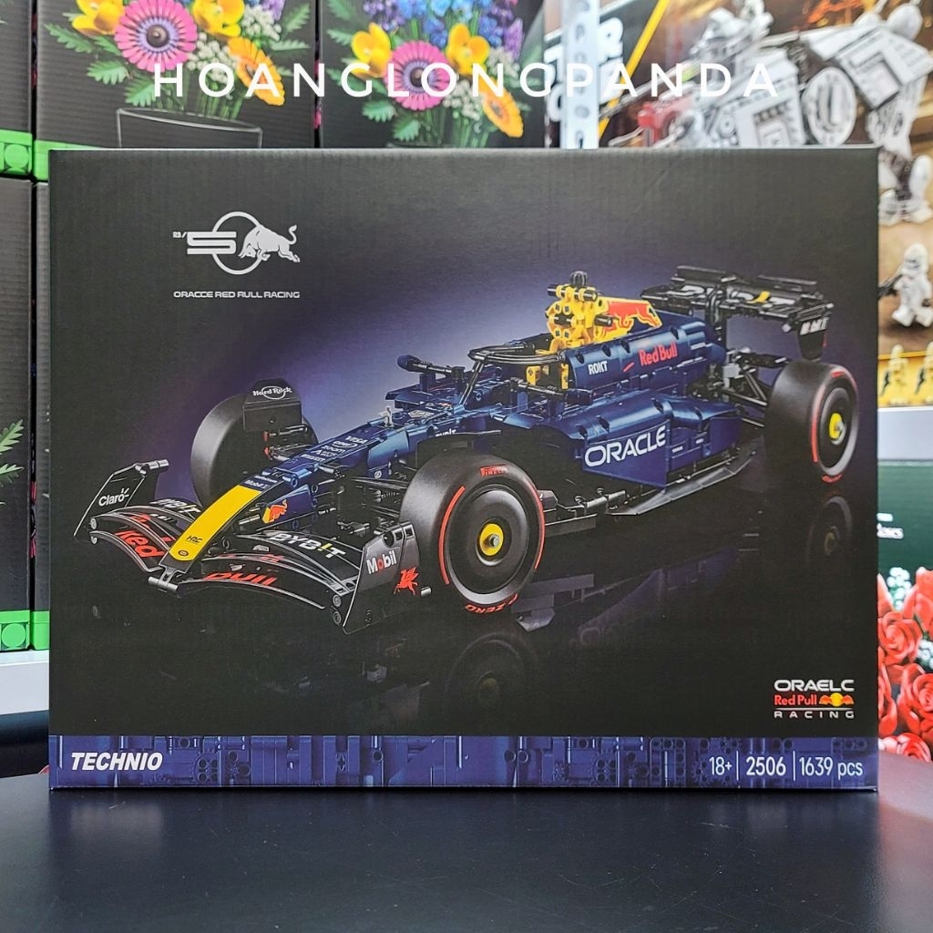 [Technic] Đồ chơi lắp ráp Xe đua F1 Redbull Oracle Tỉ lệ 1:8 2507 1639 chi tiết