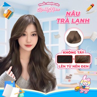 Thuốc nhuộm tóc Nâu Trà Lạnh không cần dùng Thuốc tẩy tóc Buddyhairs, Buddy.hairs, Buddyhair