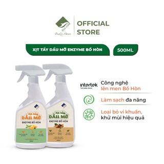  Xịt tẩy dầu mỡ Enzyme bồ hòn ECOCARE 500ml tinh dầu Quế Cam Sả kháng khuẩn,làm sạch thiết bị nhà bếp 