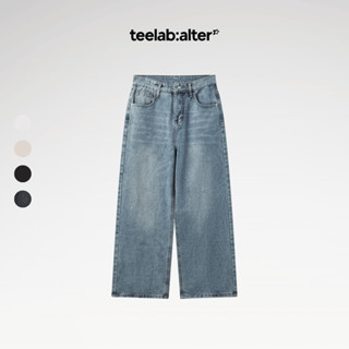 Quần Jeans Denim Ống Rộng Teelab Local Brand Unisex Oversize PS116