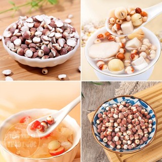 Khiếm thực khô 100g, hạt khiếm thực, hạt vỡ đôi, thơm, sạch - Tổng Kho Sỉ Thảo Dược