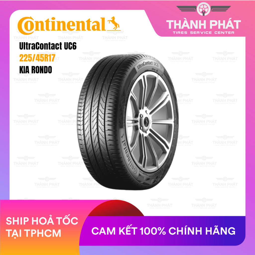 LỐP XE KIA CERATO 225/45R17 CONTINENTAL UC7