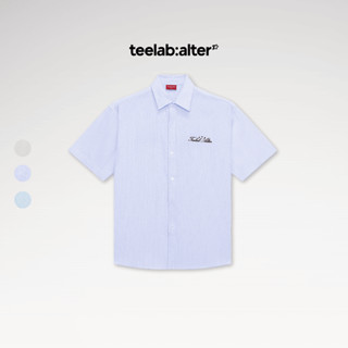 Áo Sơ Mi Oxford Cộc Tay Teelab Stars Shirt Form Oversize Local Brand Unisex SS081