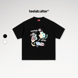 Áo Thun Local Brand Unisex Teelab Polka Đốm TS332