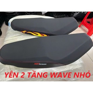 Yên 2 tầng WAVE NHỎ  ZX WAVE 50 nguyên yên mút trắng -mút vàng hàng đẹp chuẩn Form 