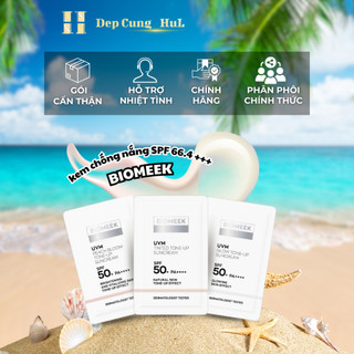   GÓI 1.5G  Kem Chống Nắng BIOMEEK Nâng Tone Lai Hóa Học với 4 Màng lọc 