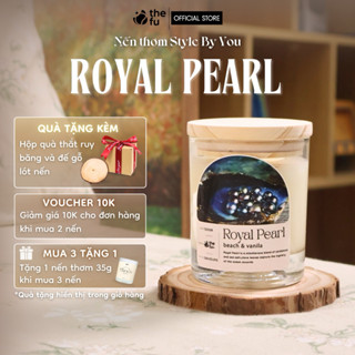  Nến Thơm Tinh Dầu Thiên Nhiên Thefu Lành Tính Handmade Mùi Royal Pearl Hương Dịu Nhẹ Dễ Chịu 120G 