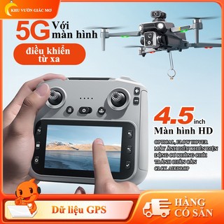 Máy bay không người lái GPS K19MAX có camera HD 4K, 5G WIFI, màn hình LCD 4,5 inch, đồ chơi điều khiển từ xa, động