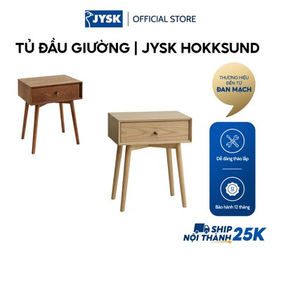 Tủ đầu giường | JYSK Hokksund | gỗ công nghiệp | nhiều màu | R45xS33xC55cm